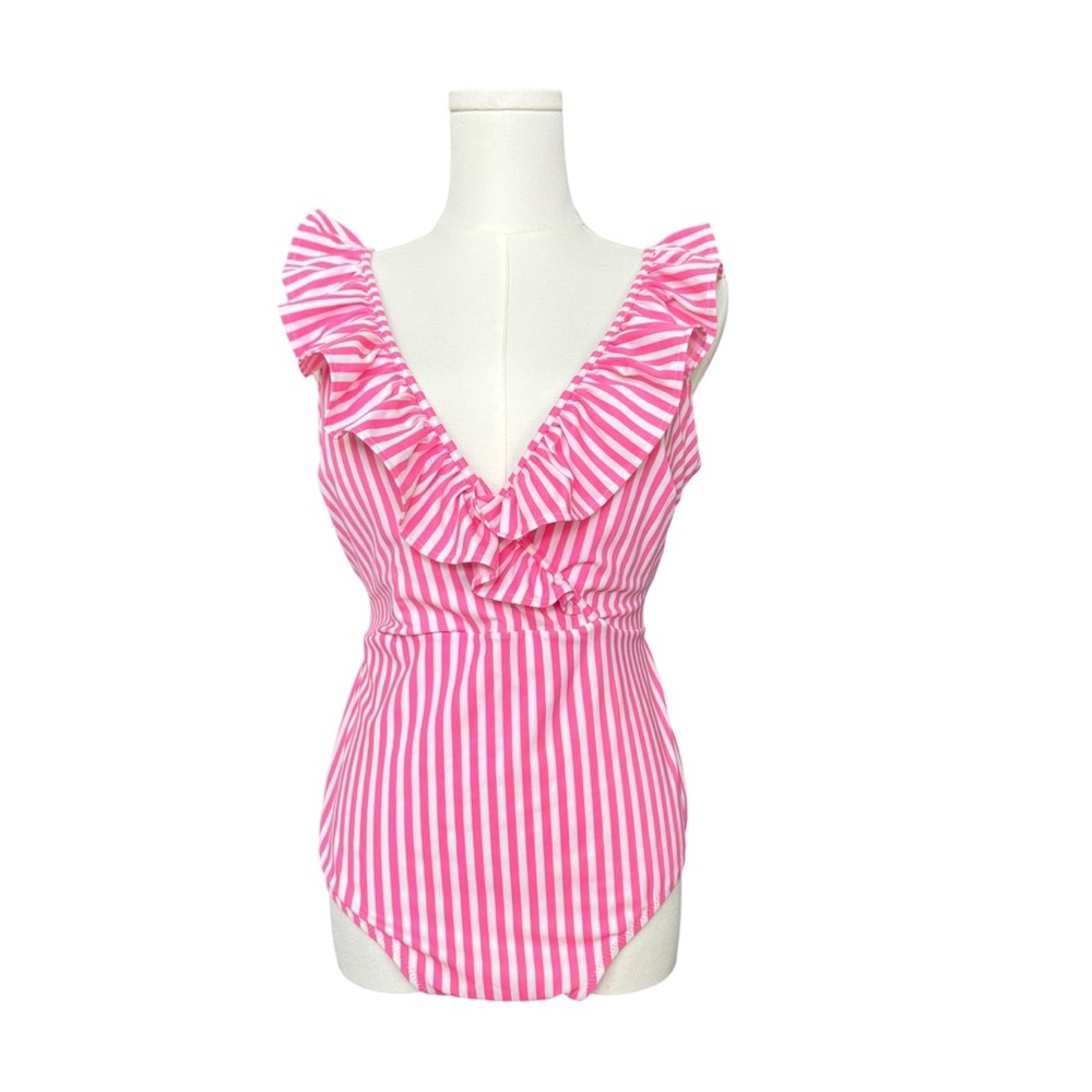 VINEYARD VINES PINK STRIPE SWIMSUIT